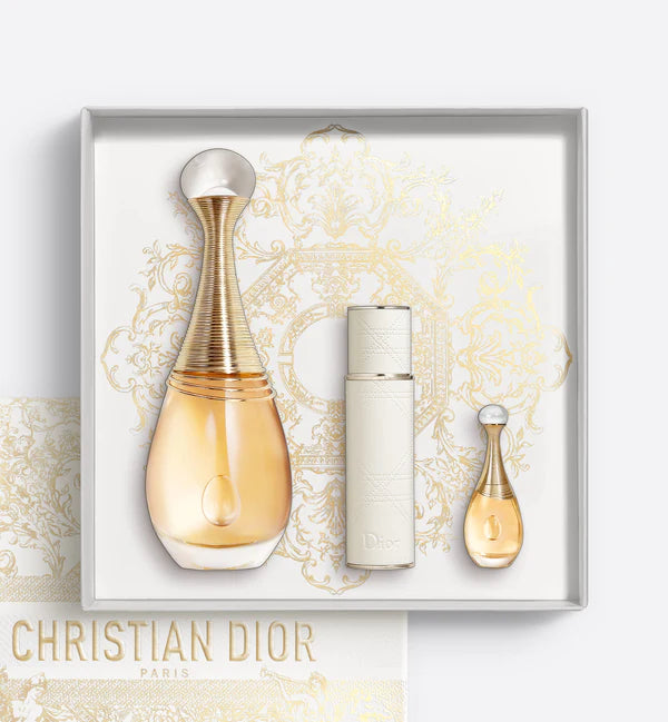 J'adore Eau De Parfum Set ( Eau de Parfum, Travel Spray and Fragrance Miniature )